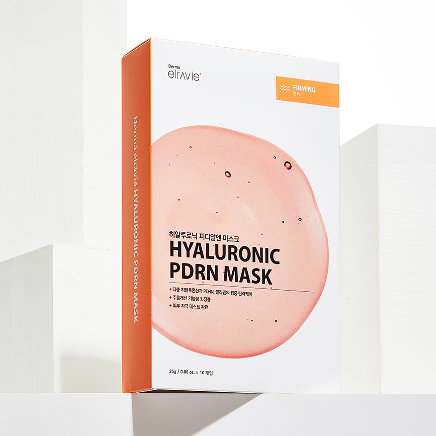 Hộp 10 chiếc Mặt nạ Elravie Hyaluronic PDRN Mask - Ảnh 2