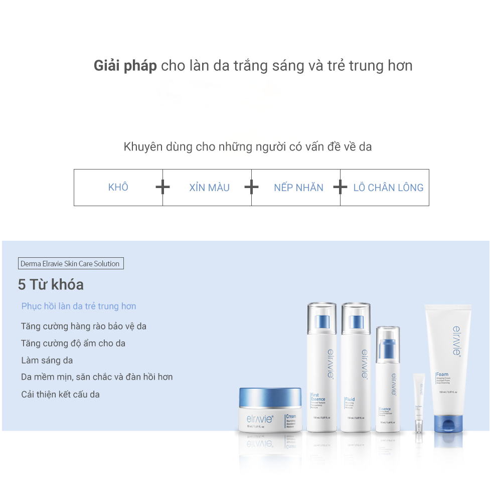 Bộ 6 sản phẩm chăm sóc da Elravie - Ảnh 3