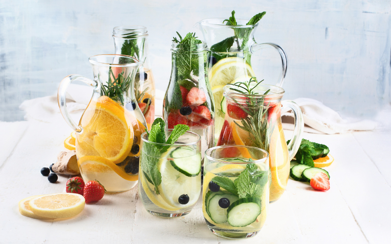 Những công thức nước detox đẹp dáng, sáng da, dễ dàng thực hiện tại nhà