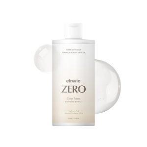Nước hoa hồng thuần chay Elravie Zero Clear Toner 300ml