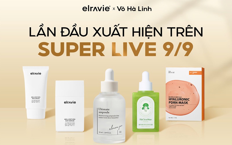 Elravie trình làng 5 “siêu phẩm” trong Super Live 9/9 của “chiến thần” Hà Linh
