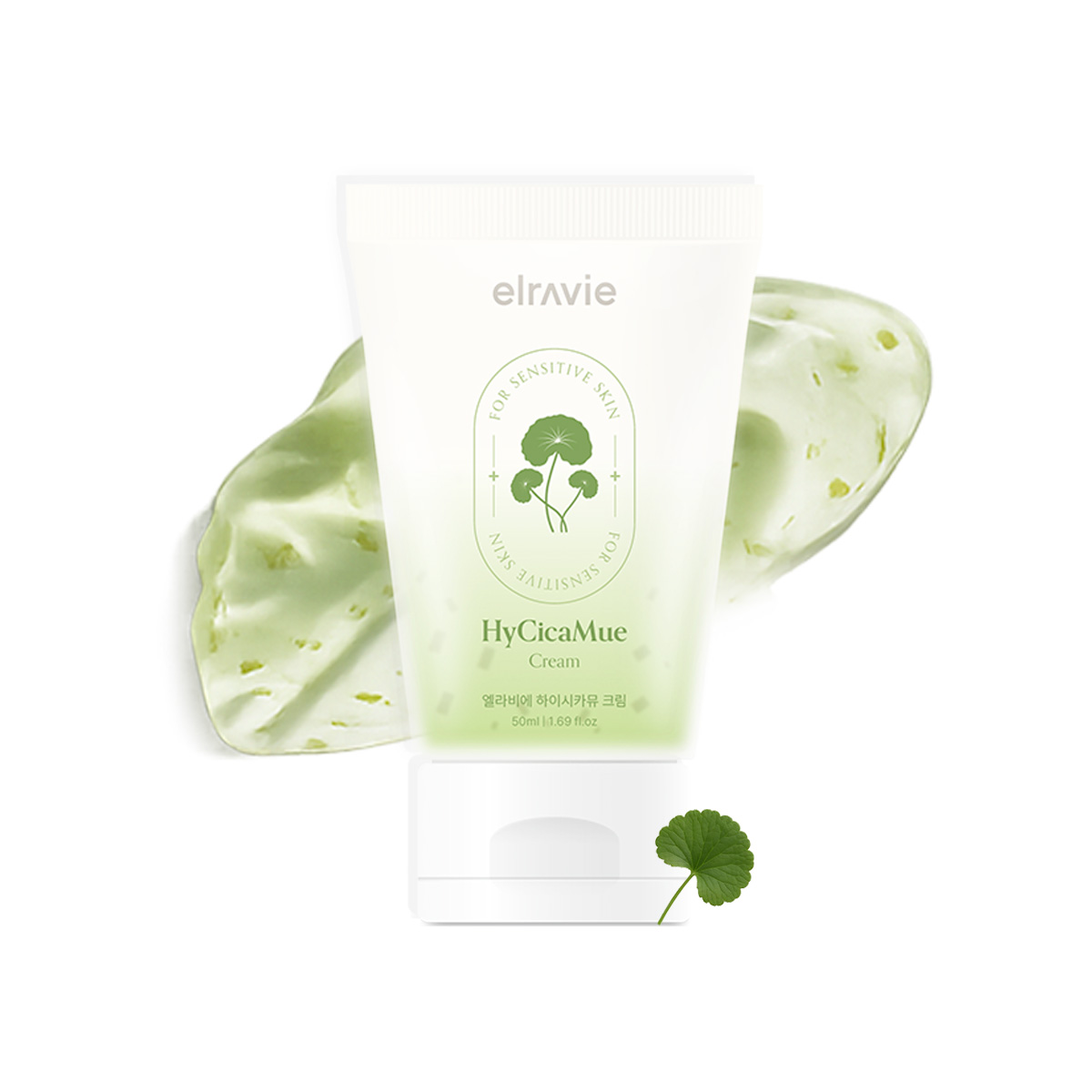 Kem dưỡng dưỡng ẩm, làm dịu da dạng Gel Elravie HyCicaMue Cream