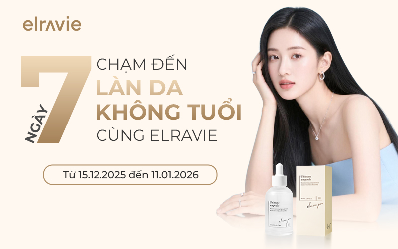 THAM GIA CUỘC THI “7 NGÀY CHẠM ĐẾN LÀN DA KHÔNG TUỔI CÙNG ELRAVIE”